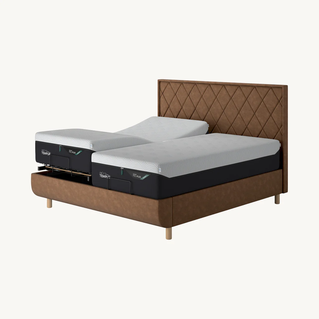TEMPUR® Arc Adjustable Bed with Quilted Headboard - Image 6