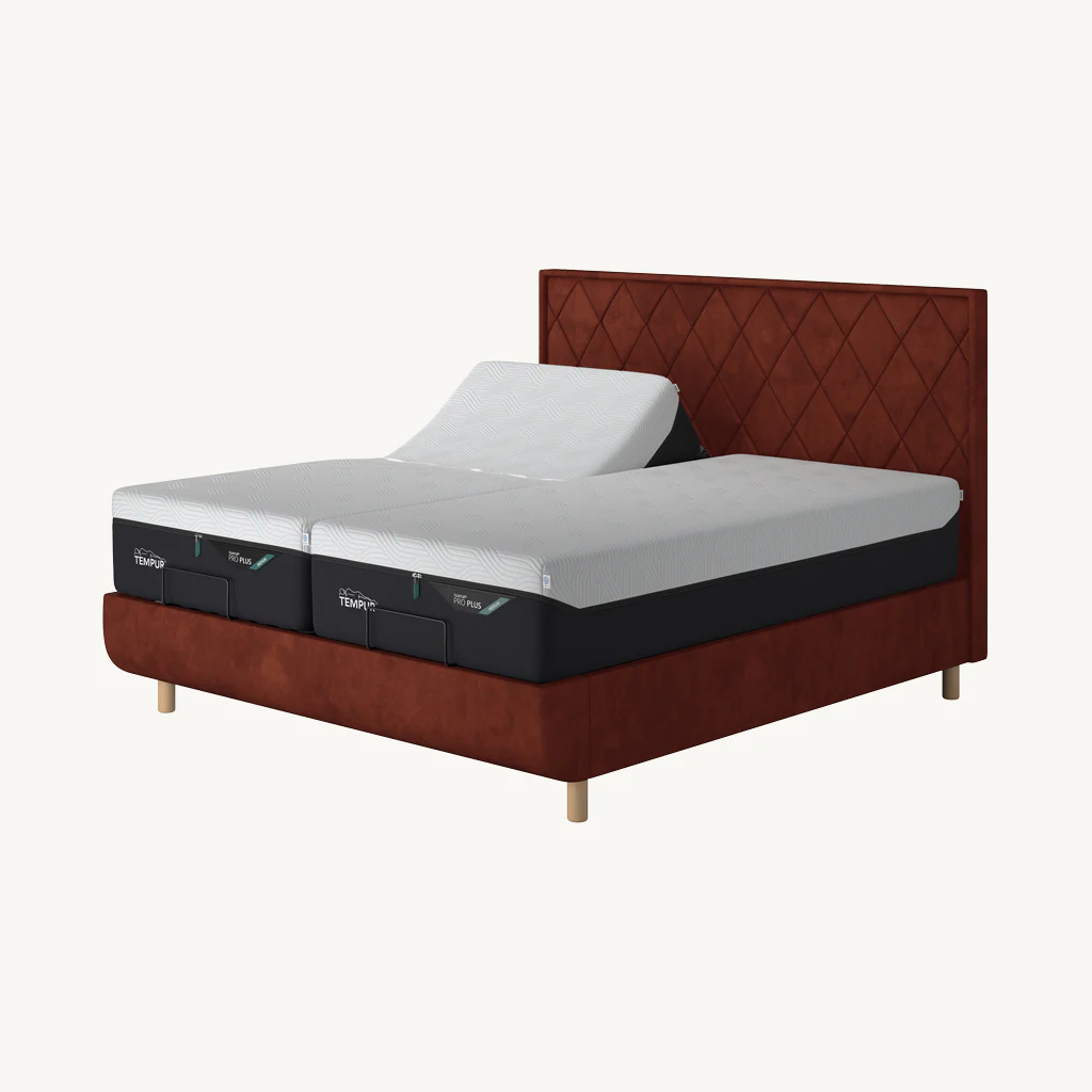 TEMPUR® Arc Adjustable Bed with Quilted Headboard - Image 7