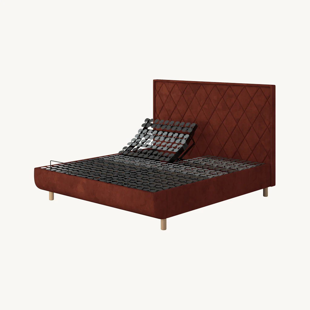TEMPUR® Arc Adjustable Bed with Quilted Headboard - Image 8