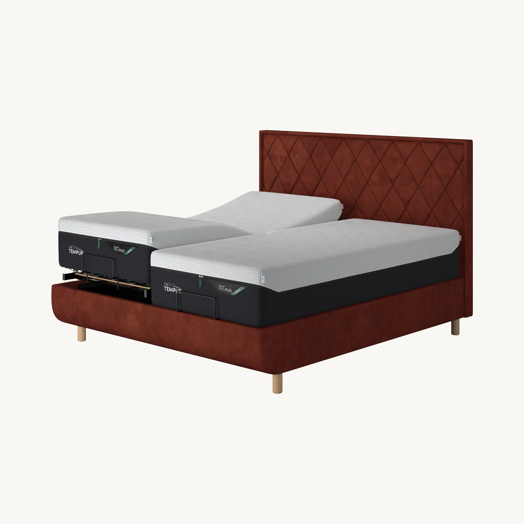 TEMPUR® Arc Adjustable Bed with Quilted Headboard - Image 9