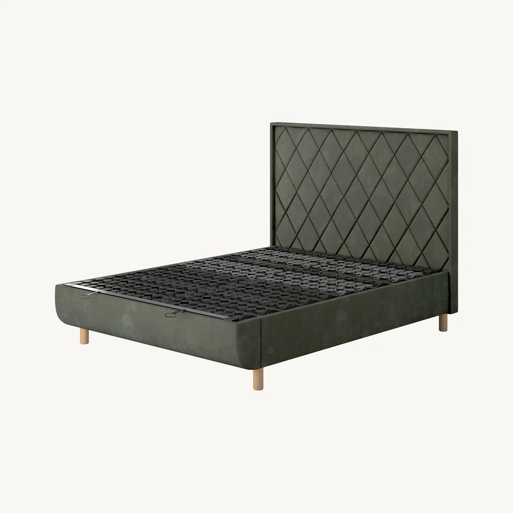 TEMPUR® Arc Ottoman Bed with Quilted Headboard - Image 6