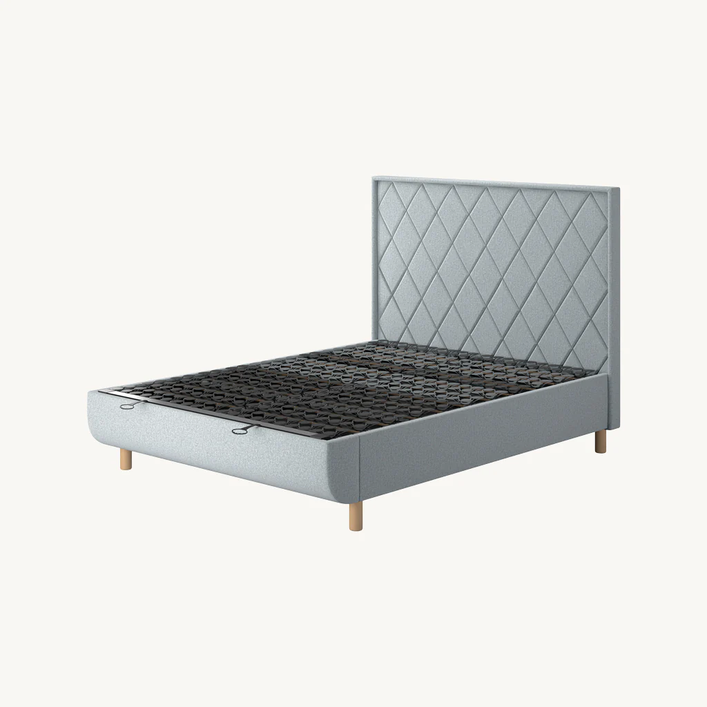 TEMPUR® Arc Ottoman Bed with Quilted Headboard - Image 9