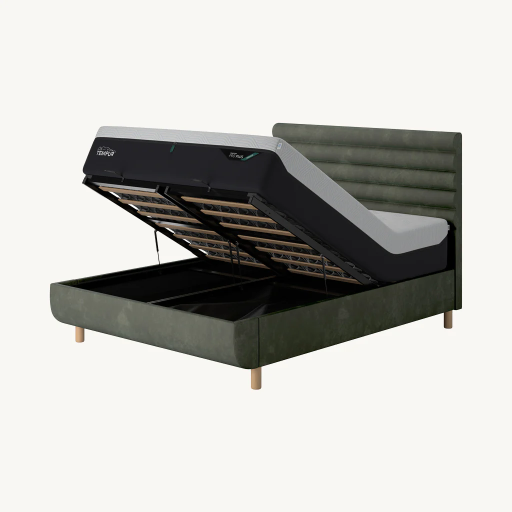 TEMPUR® Arc Ottoman Bed with Vectra Headboard - Image 5