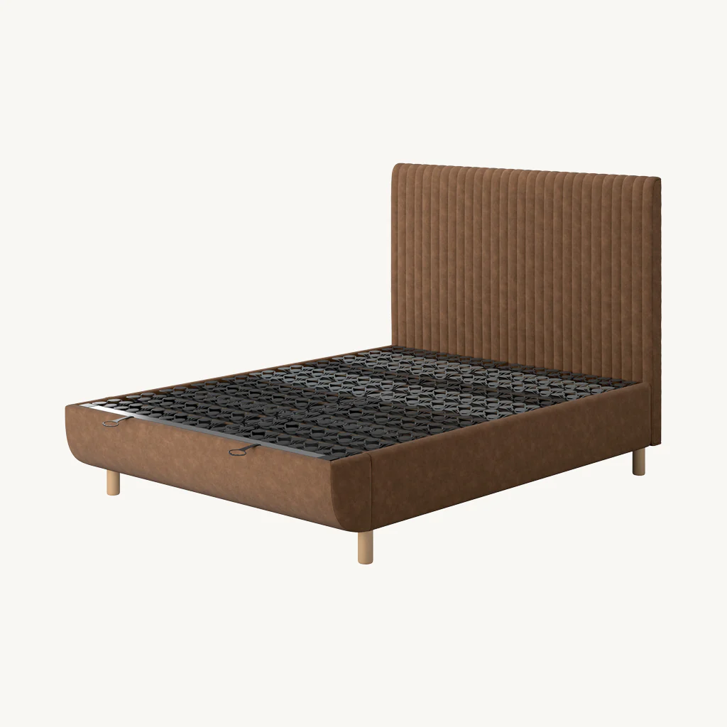TEMPUR® Arc Ottoman Bed with Vertical Headboard - Image 2