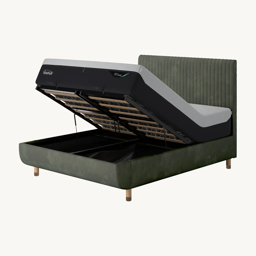 TEMPUR® Arc Ottoman Bed with Vertical Headboard - Image 5
