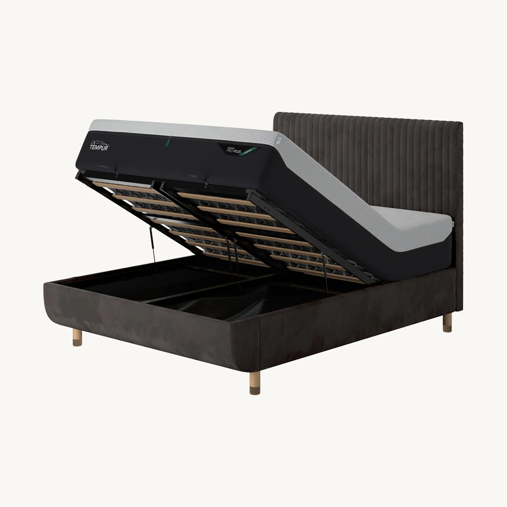 TEMPUR® Arc Ottoman Bed with Vertical Headboard - Image 7
