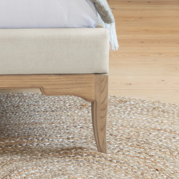 Toulon Low End Cream Bed Frame - Image 3