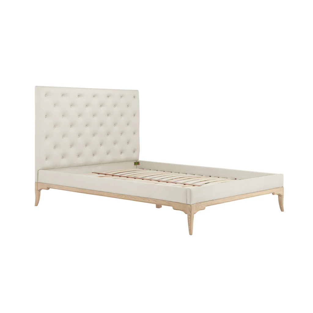 Toulon Low End Cream Bed Frame - Image 4