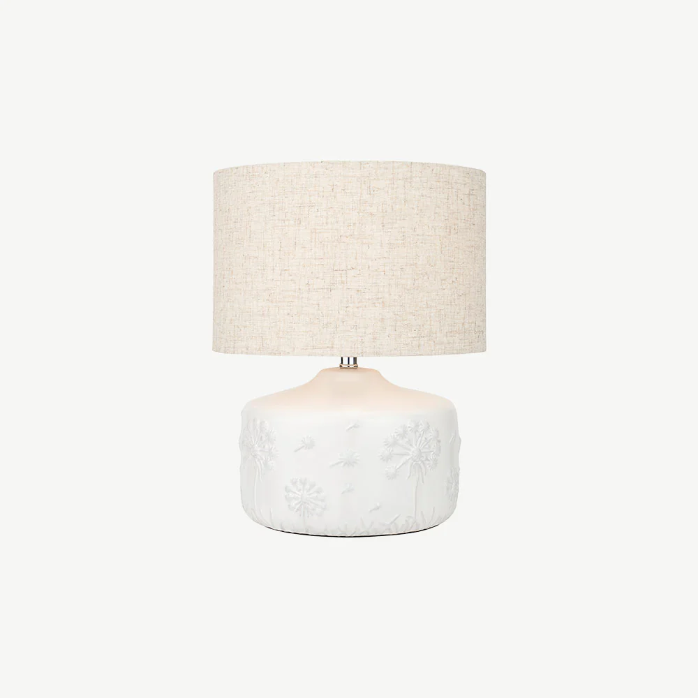Floral Ceramic Table Lamp - Image 3