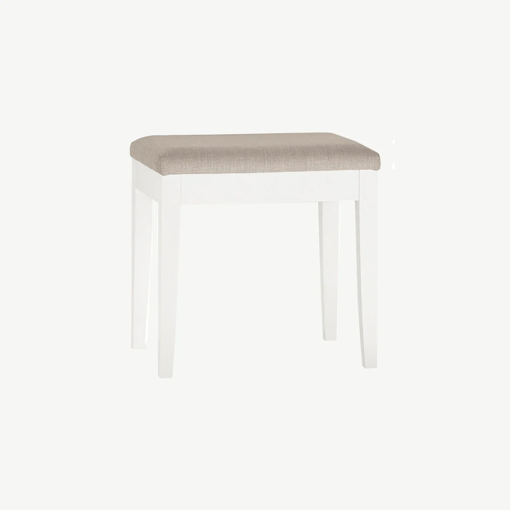 Ashburnham White Stool - Image 3