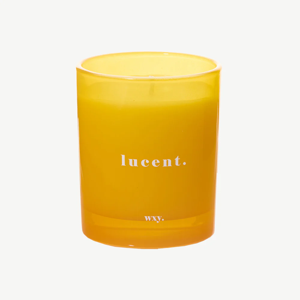 wxy. Lucent Sunshine & Cedar Candle 7oz - Image 3